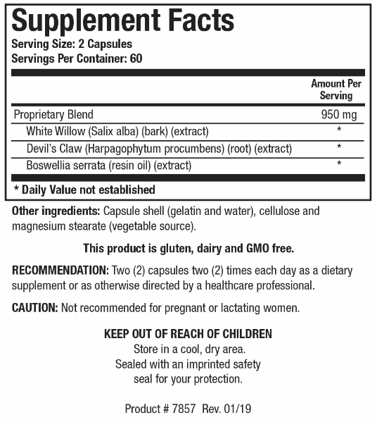 Bio-Allay (Biotics Research) Supplement Facts