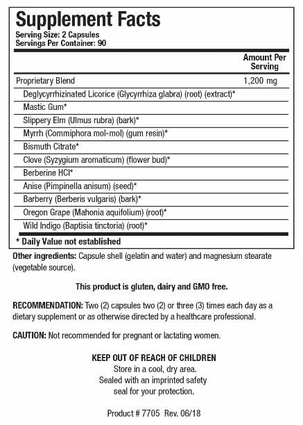 Bio-HPF (Biotics Research) Supplement Facts