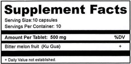 Bitter Melon (Pacific BioLogic) supplement facts