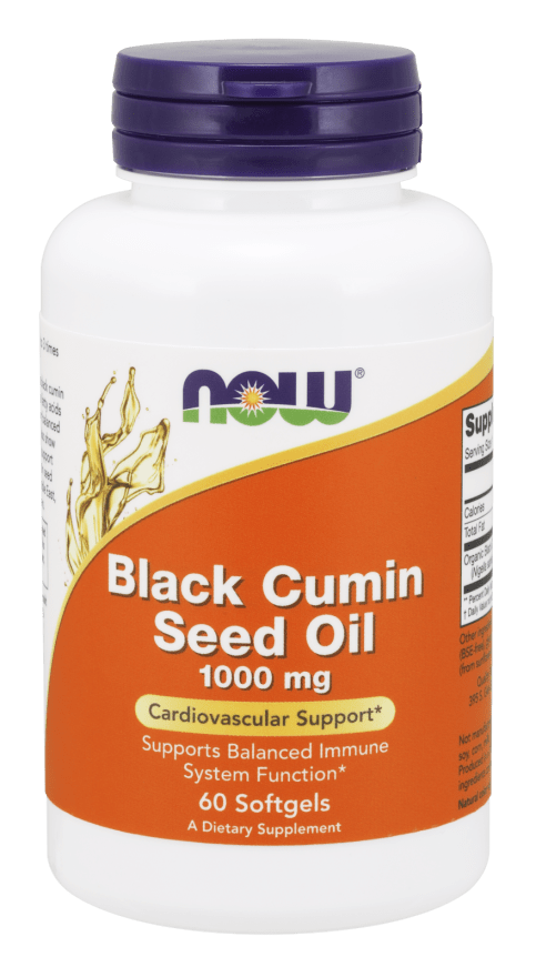 Black Cumin Seed Oil (NOW) Front