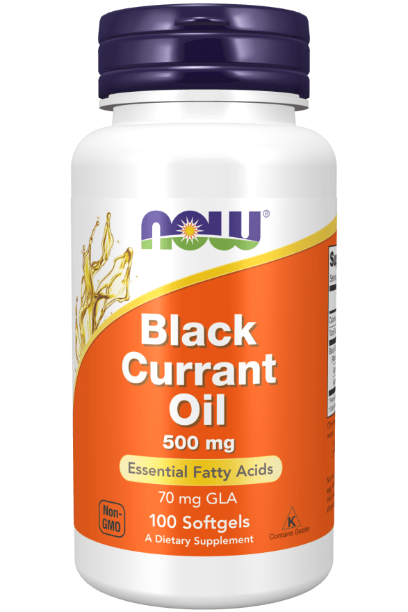 Black Currant Oil (NOW) Front