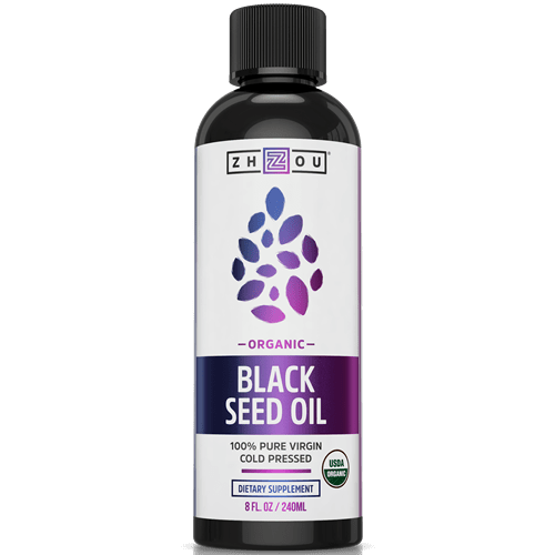 Black Seed Oil Organic (ZHOU Nutrition) Front