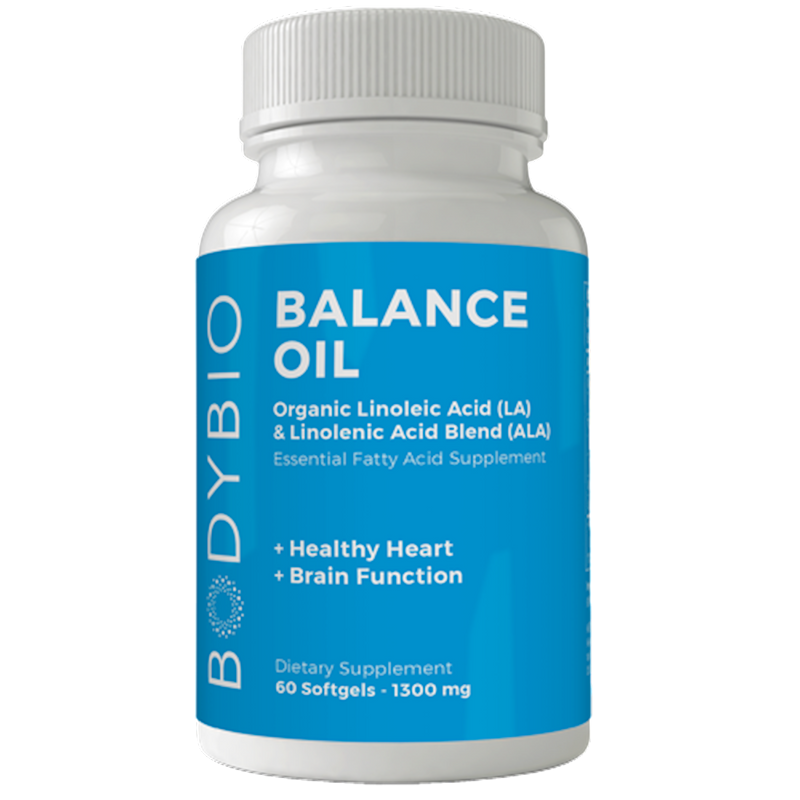 BodyBio Balance Oil 180 Softgels (BodyBio) Front