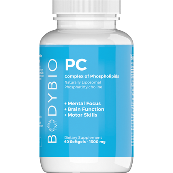 BodyBio PC Softgels (BodyBio) 60ct Front