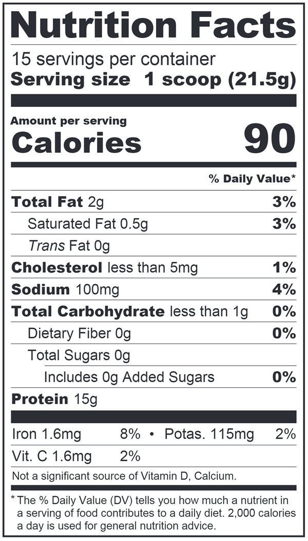 Bone Broth Protein - Chicken Soup (Ancient Nutrition) Nutrition Facts