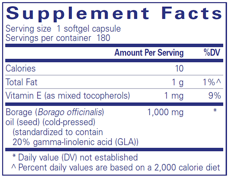 Borage Oil 180 Count