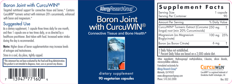 Boron Joint with CurcuWIN®