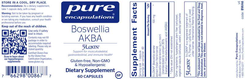 Boswellia AKBA 60 Count