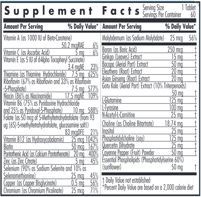 BrainStorm® (Allergy Research Group) supplement facts