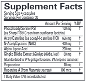 Brain & Body Power (Brain MD) Supplement Facts