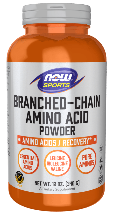 Branched Chain Amino Acid Powder (NOW) Front