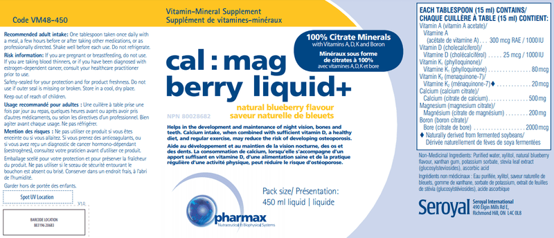 Cal : Mag Berry Liquid +