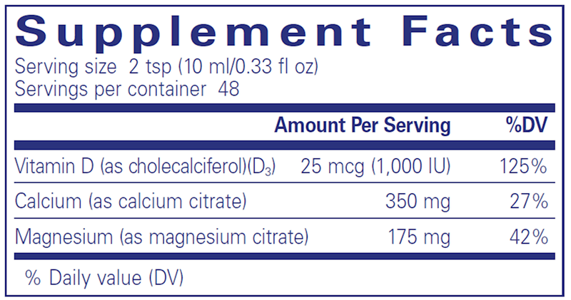 Cal/Mag/D Liquid 480 ml