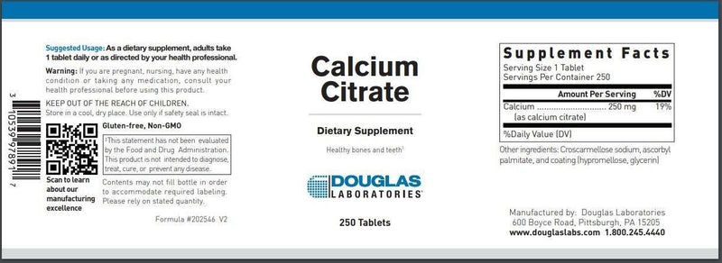 Calcium Citrate (250 Mg)