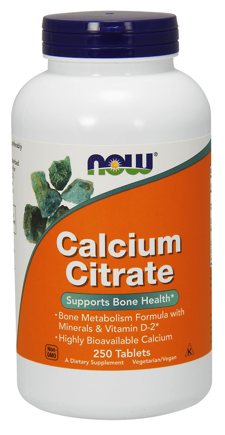 Calcium Citrate Tablets (NOW) Front