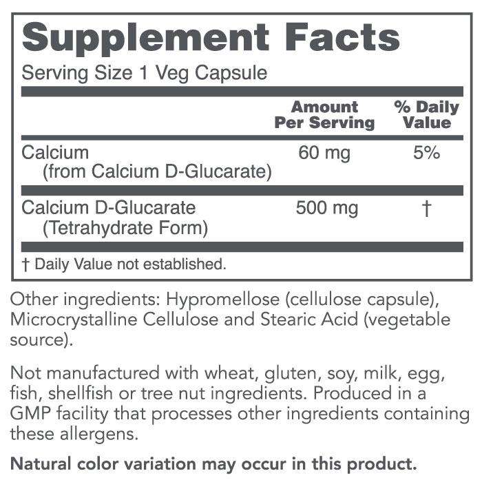 Calcium D-Glucarate 500 mg