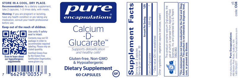 Calcium-D-Glucarate 60 Count