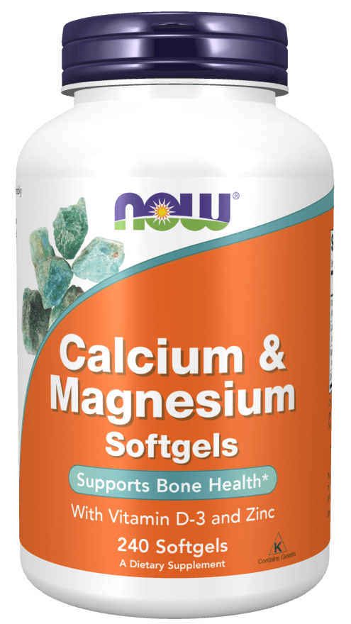 Calcium & Magnesium (NOW) Front