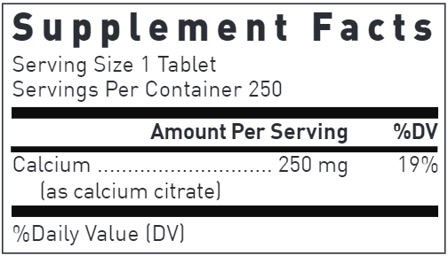 Calcium Citrate (250 Mg)