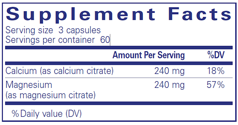 Calcium Magnesium (citrate) 180 Count