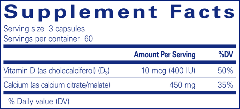 Calcium with Vitamin D3