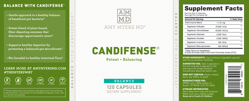 Candifense (Amy Myers MD) label