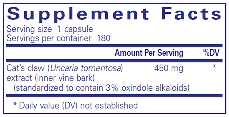 Cat's Claw 180 Count