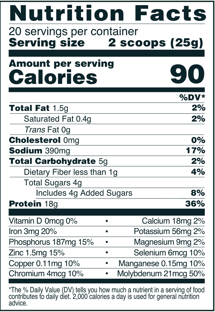 Clean Lean Protein Probiotic Vanilla NuZest Nutrition Facts