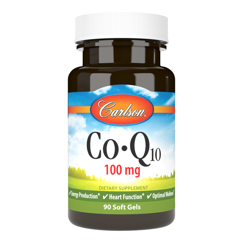 CoQ10 100 mg (Carlson Labs) Front