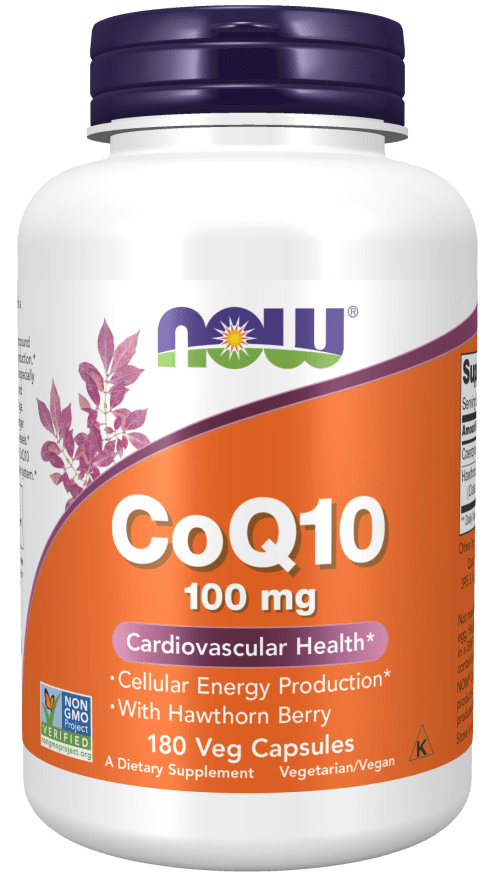 CoQ10 100 mg 180ct (NOW) Front