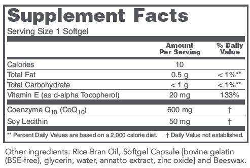 CoQ10 600 mg