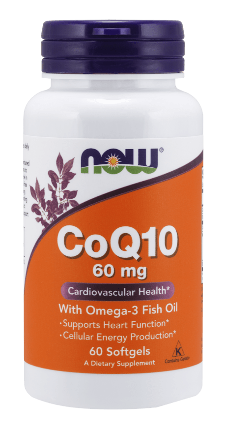 CoQ10 60 mg (NOW) Front