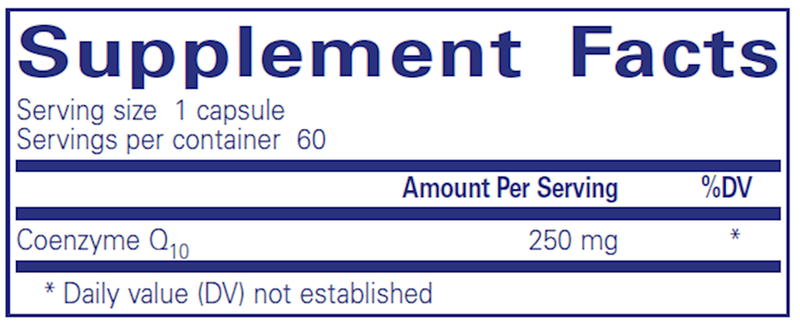 CoQ10 250 Mg.