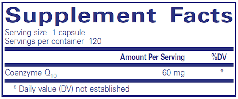 CoQ10 60 Mg. 120 Count