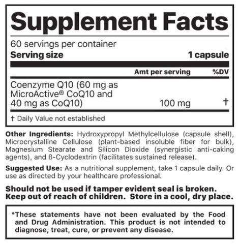 CoQ10 w/SRT