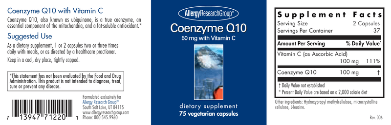 Coenzyme Q10 50 Mg