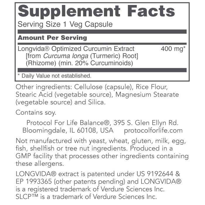 Cogumin SLCP (Protocol for Life Balance) Supplement Facts