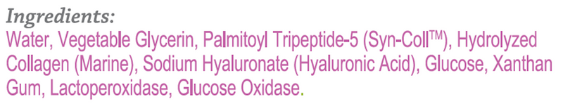 Collagen Serum (Hyalogic) Ingredients