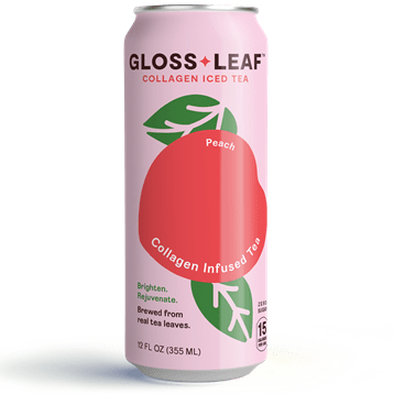 Collagen Iced Tea - Peach (Gloss Leaf)