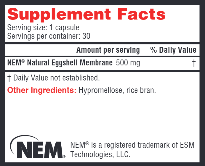 Collagenex 2 (Health Concerns) Supplement Facts