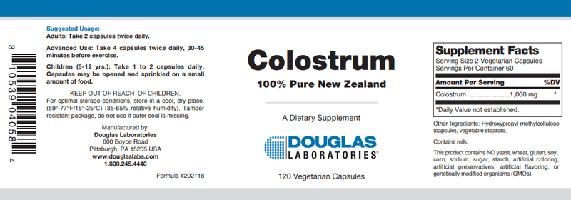 Colostrum 100% New Zealand (Capsules)