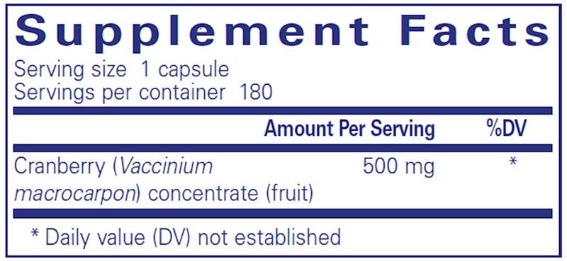 Cranberry NS 180 Count