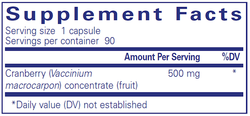 Cranberry NS 90 Count