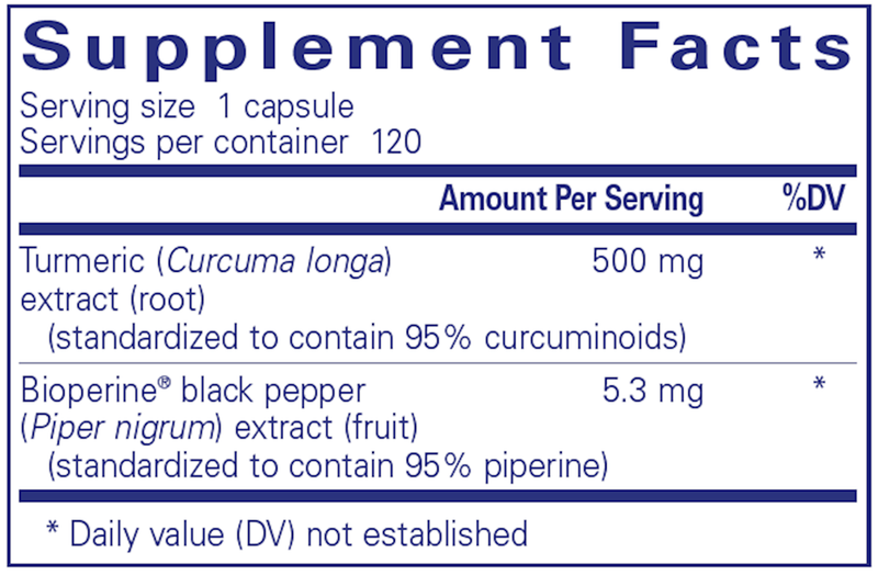 Curcumin 500 with Bioperine 120ct