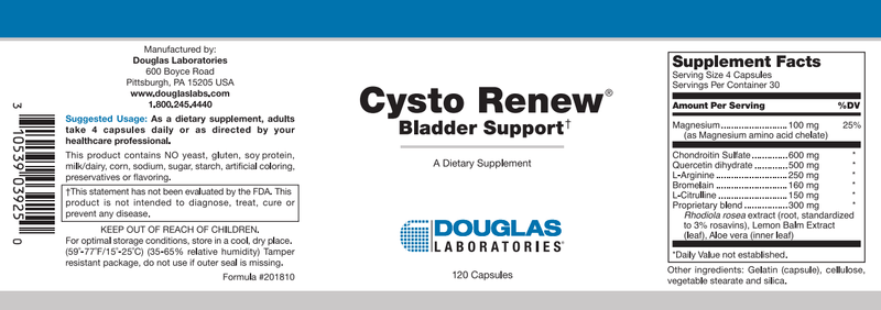 BACKORDER ONLY - Cysto Renew®