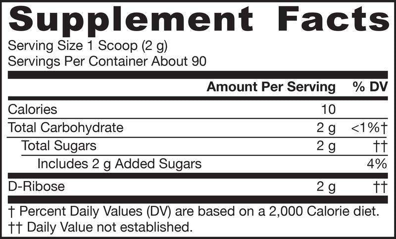 D-Ribose Powder (100% Pure) 200 Grams