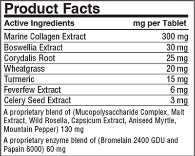 DGP (American BioSciences) supplement facts