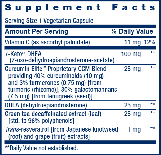 dhea complete life extension supplement facts