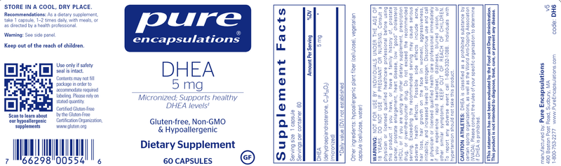 DHEA 5 Mg. 60 Count