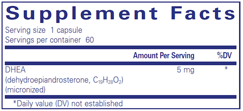 DHEA 5 Mg. 60 Count